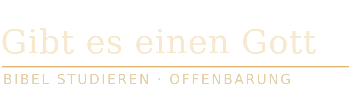 Gibt es einen Gott – Logo mit Kreuz